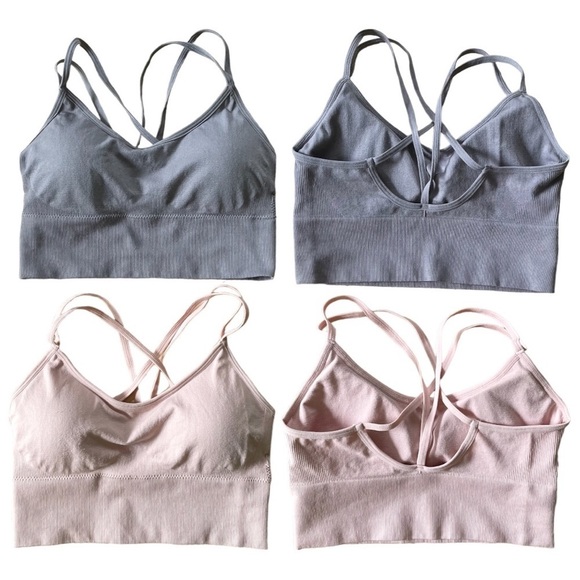 Sports Bra BUNDLE DEAL! Yoga Bras | Workout Tops | Breathable | Crisscross | S - Picture 1 of 5